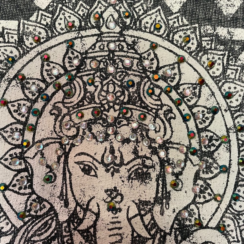 Ganesh L/S Top with Rhinestone - Picture 3 of 4